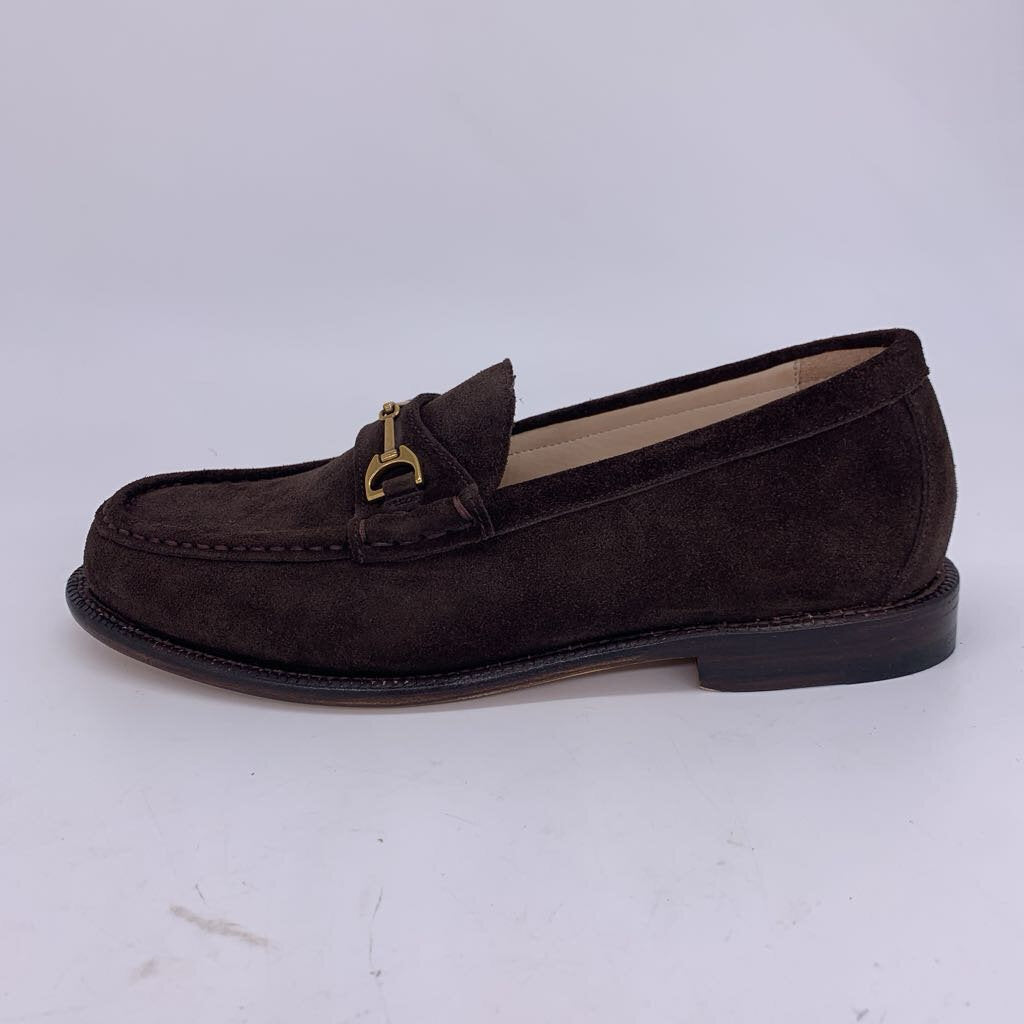 Grant Stone Suede Horsebit Loafers NIB