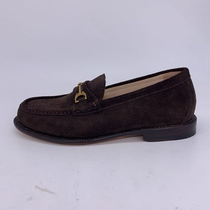 Grant Stone Suede Horsebit Loafers NIB