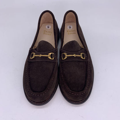 Grant Stone Suede Horsebit Loafers NIB