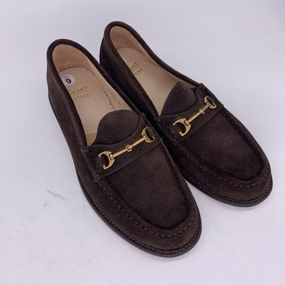 Grant Stone Suede Horsebit Loafers NIB