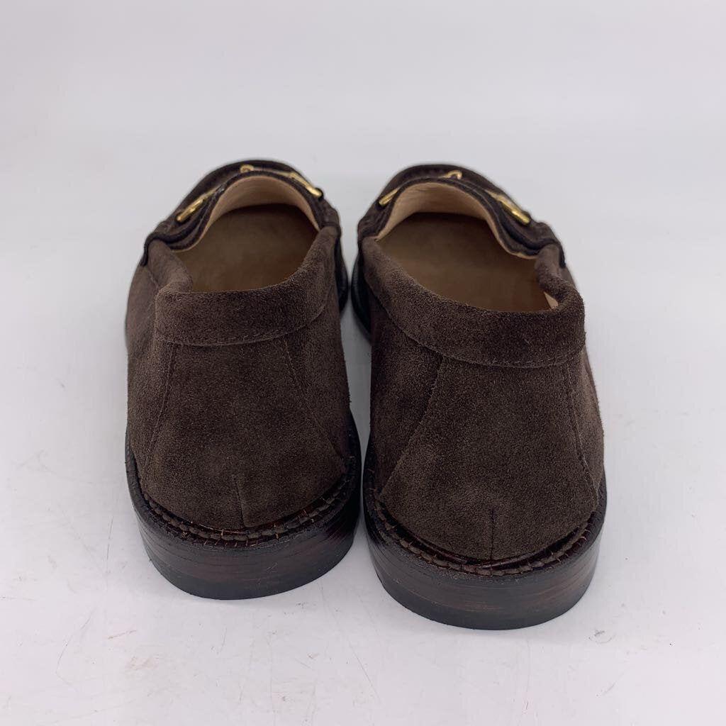 Grant Stone Suede Horsebit Loafers NIB