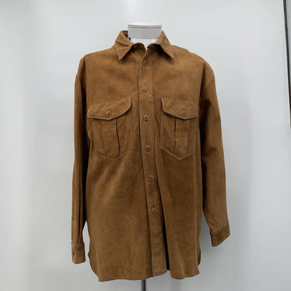 The Territory Ahead Suede Overshirt