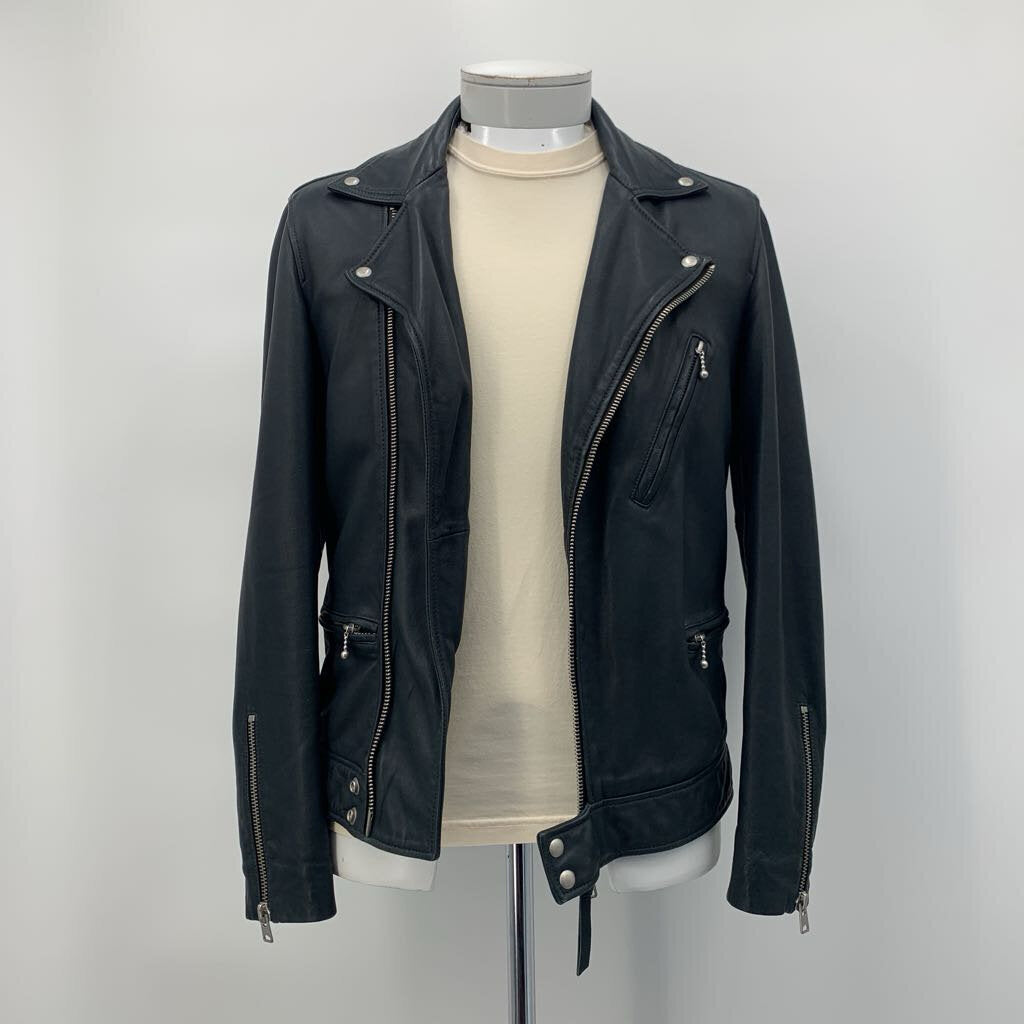 All Saints Lamb Leather Jacket