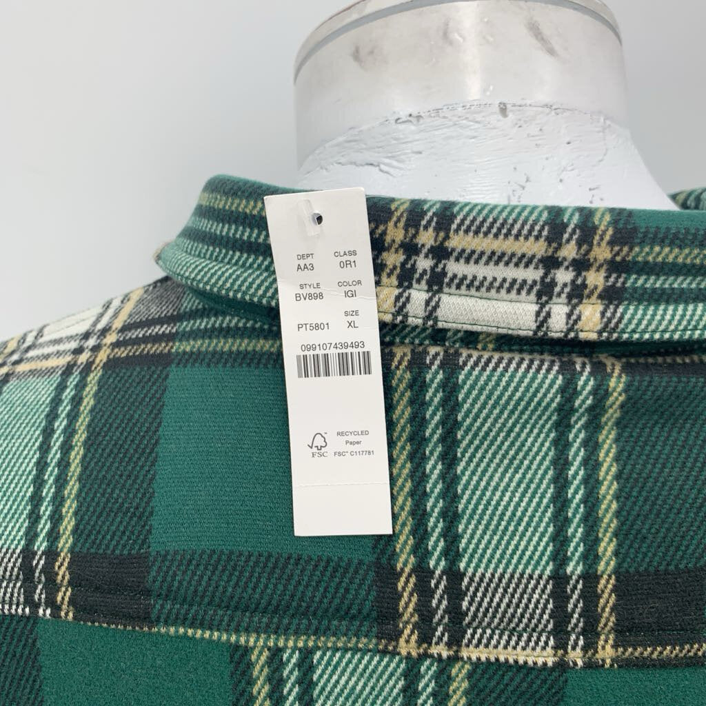 J. Crew Stretch Flannel Shirt NWT