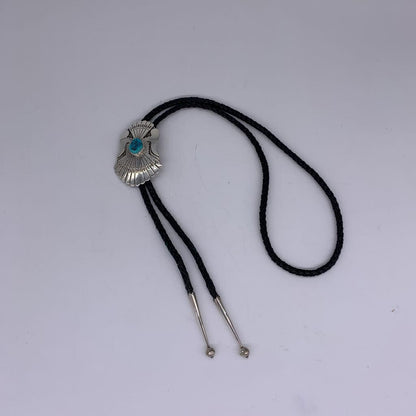 Silver & Turquoise Bolo Tie