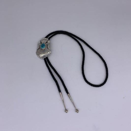 Silver & Turquoise Bolo Tie
