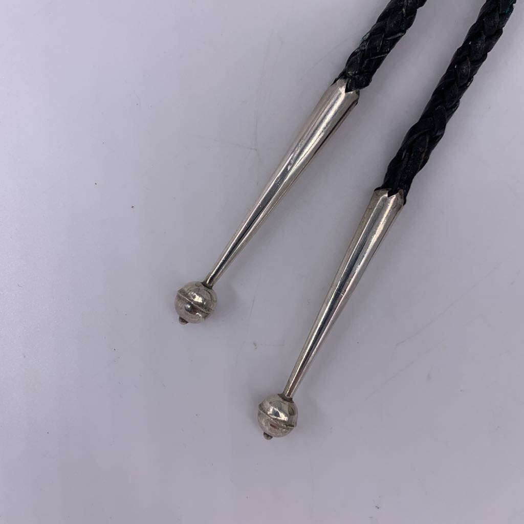 Silver & Turquoise Bolo Tie