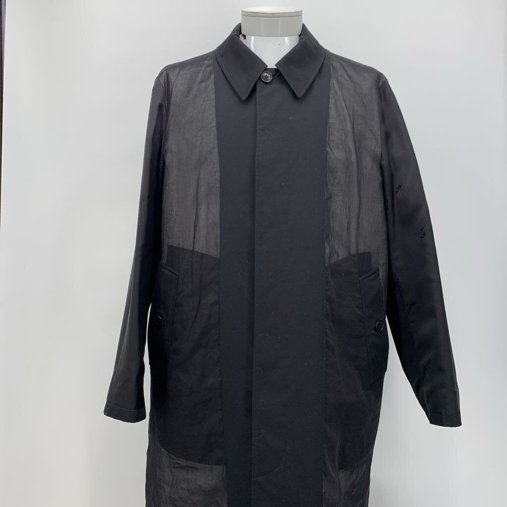 Burberry Paneled Cotton Gabardine Car Coat