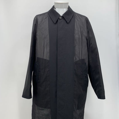 Burberry Paneled Cotton Gabardine Car Coat