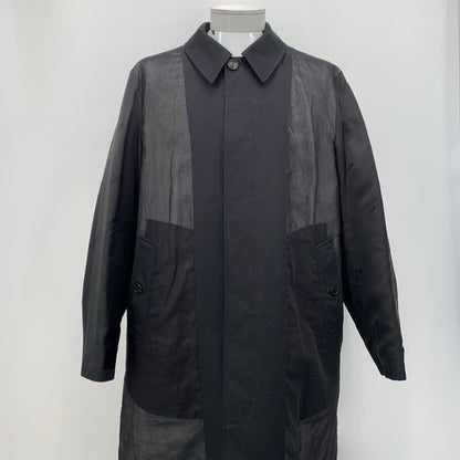 Burberry Paneled Cotton Gabardine Car Coat