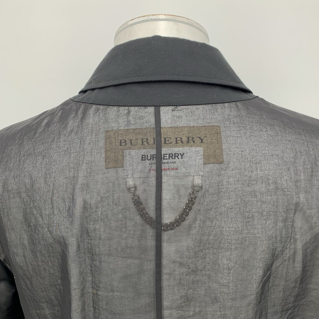 Burberry Paneled Cotton Gabardine Car Coat