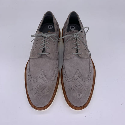 Trask Suede Wingtip Derby Shoes