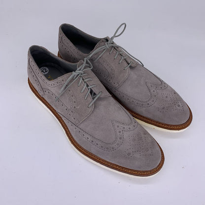 Trask Suede Wingtip Derby Shoes