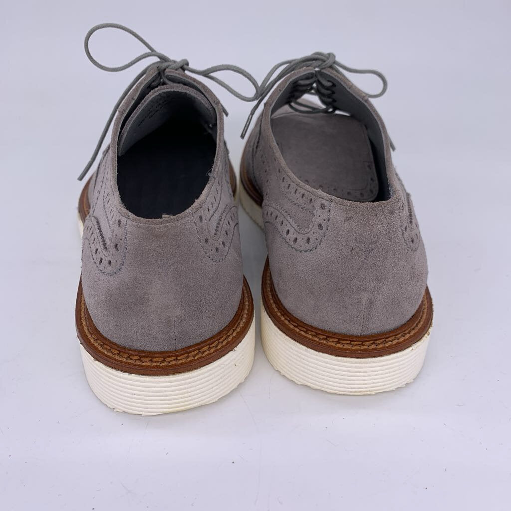 Trask Suede Wingtip Derby Shoes