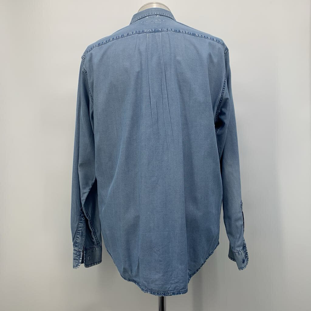 Indigo Palms Chambray Shirt