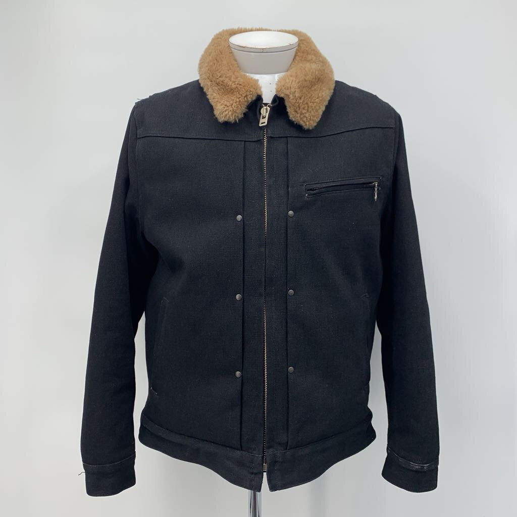 Freenote Cloth RJ-2 Shearling Waxed Canvas Jacket