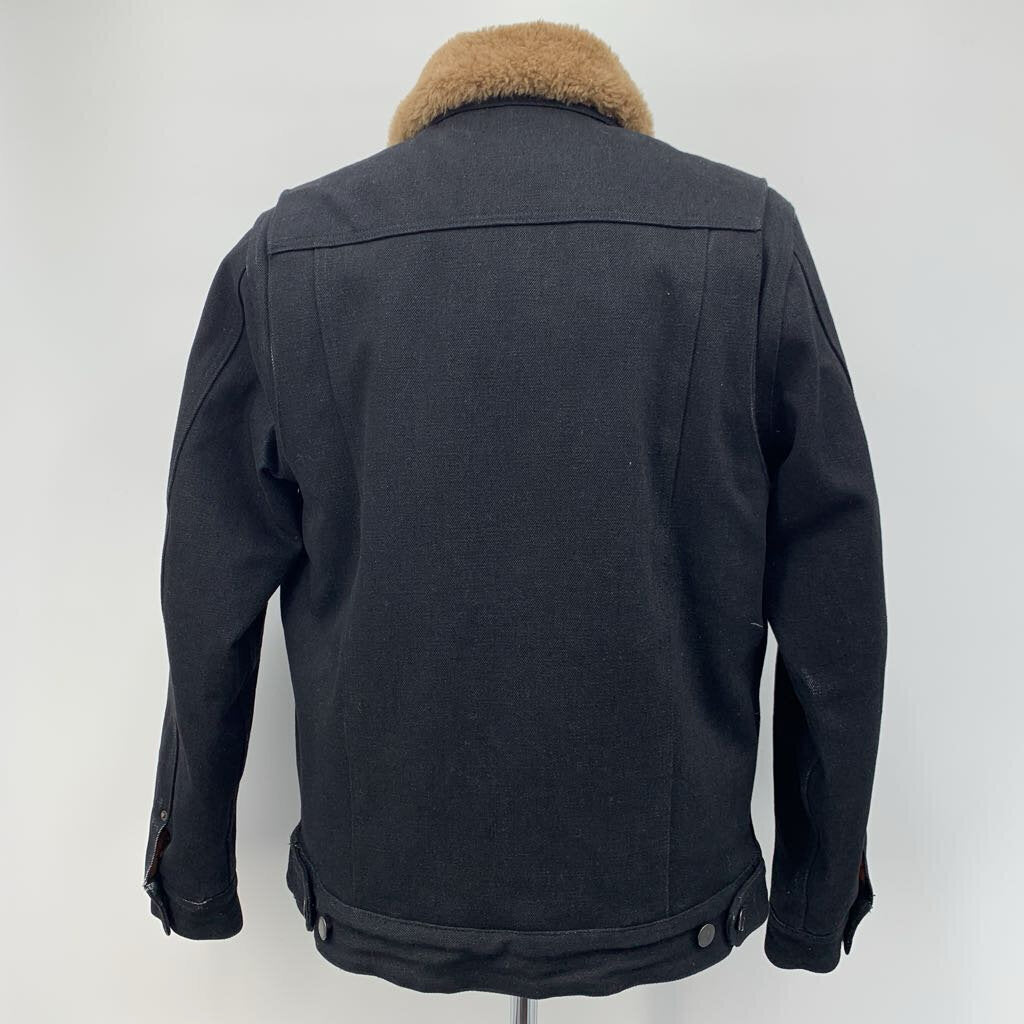 Freenote Cloth RJ-2 Shearling Waxed Canvas Jacket