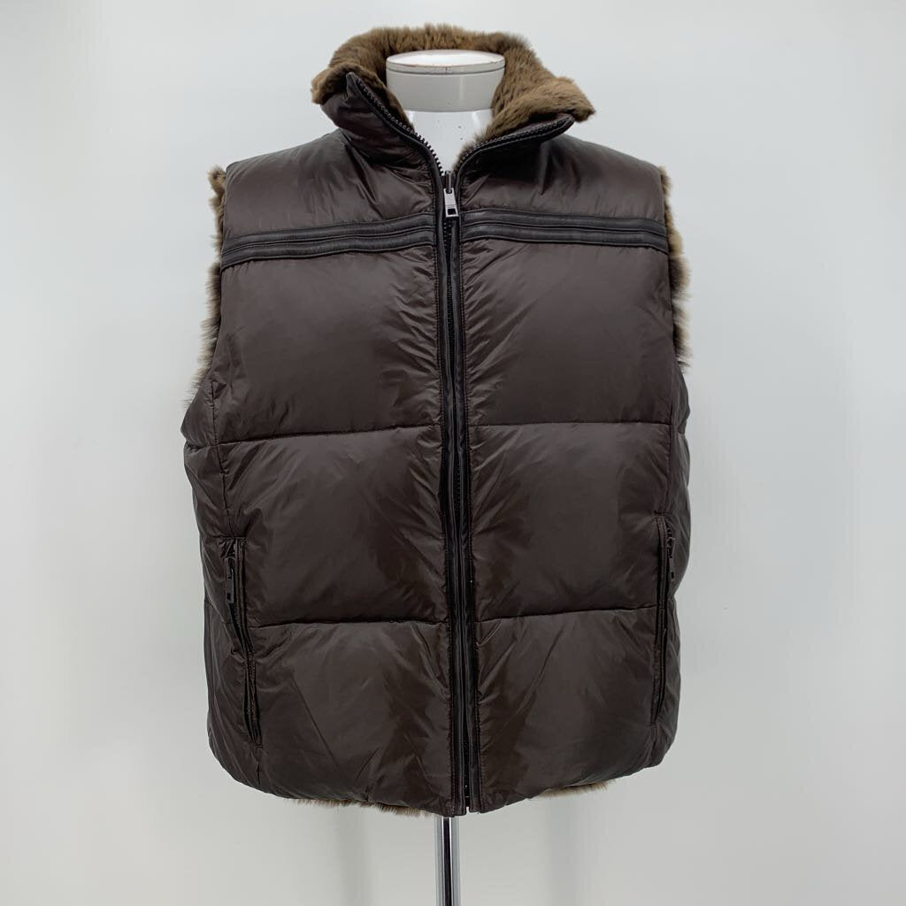 Andrew Marc Fur Puffer Vest
