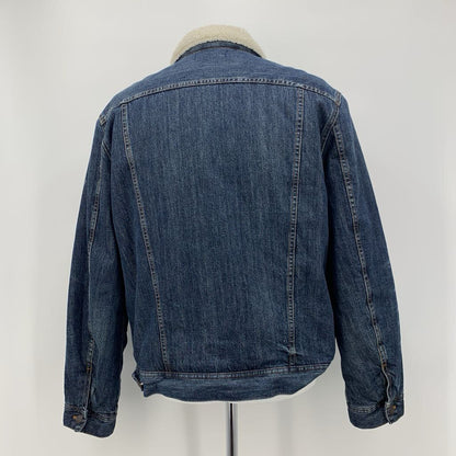 Madewell Sherpa Denim Trucker Jacket