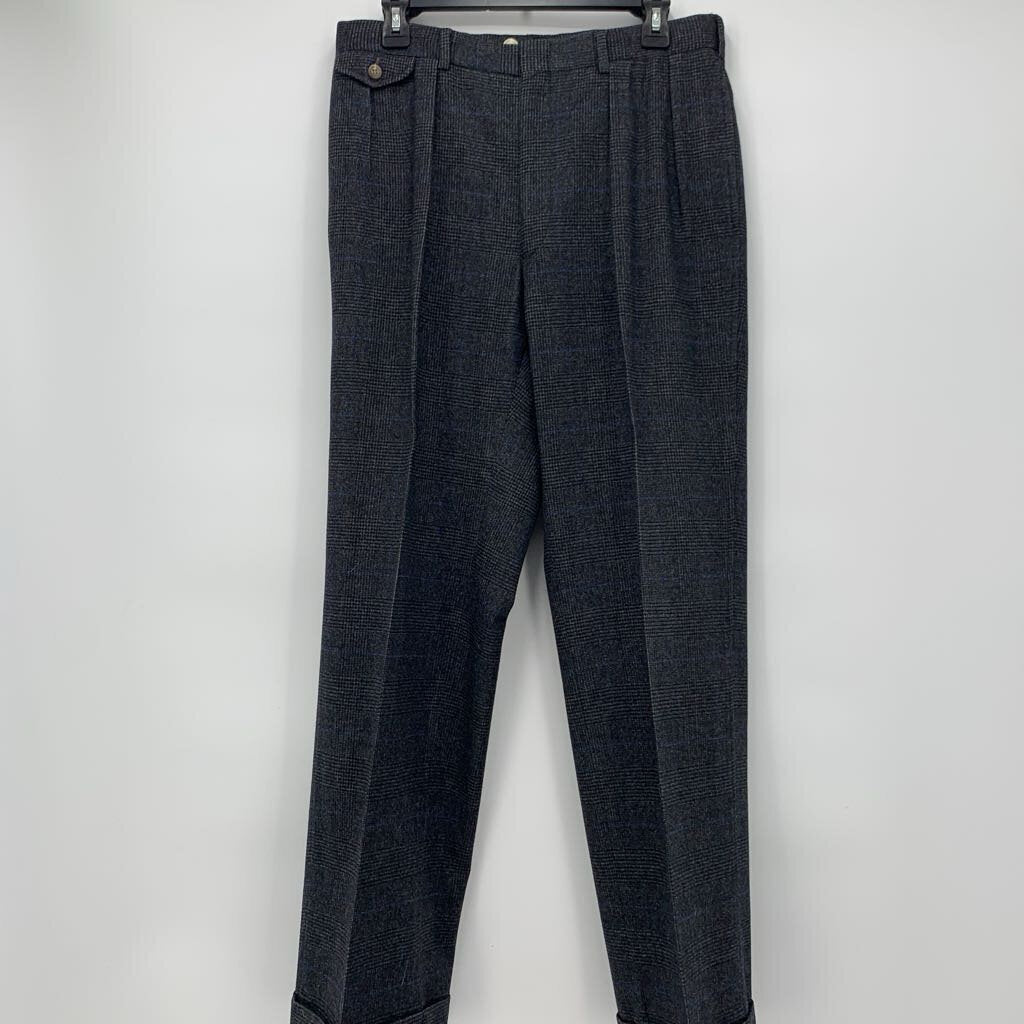 Vintage Pleated Polo Flannel Pants