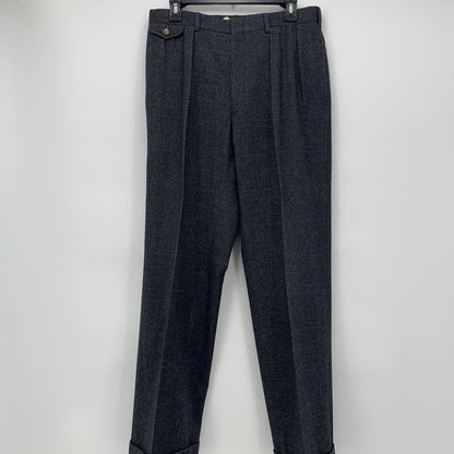 Vintage Pleated Polo Flannel Pants