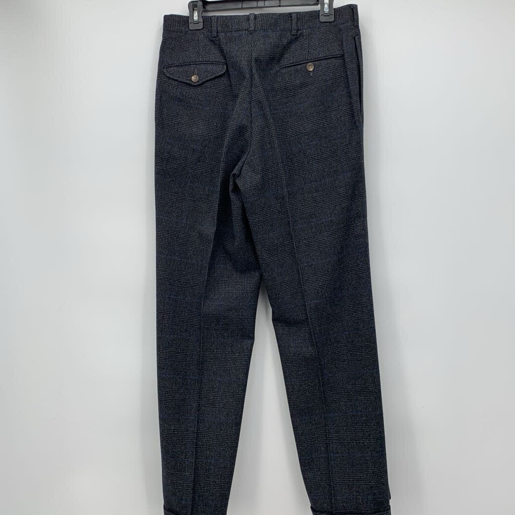 Vintage Pleated Polo Flannel Pants