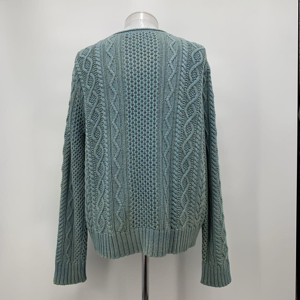 Polo Cable Knit Sweater
