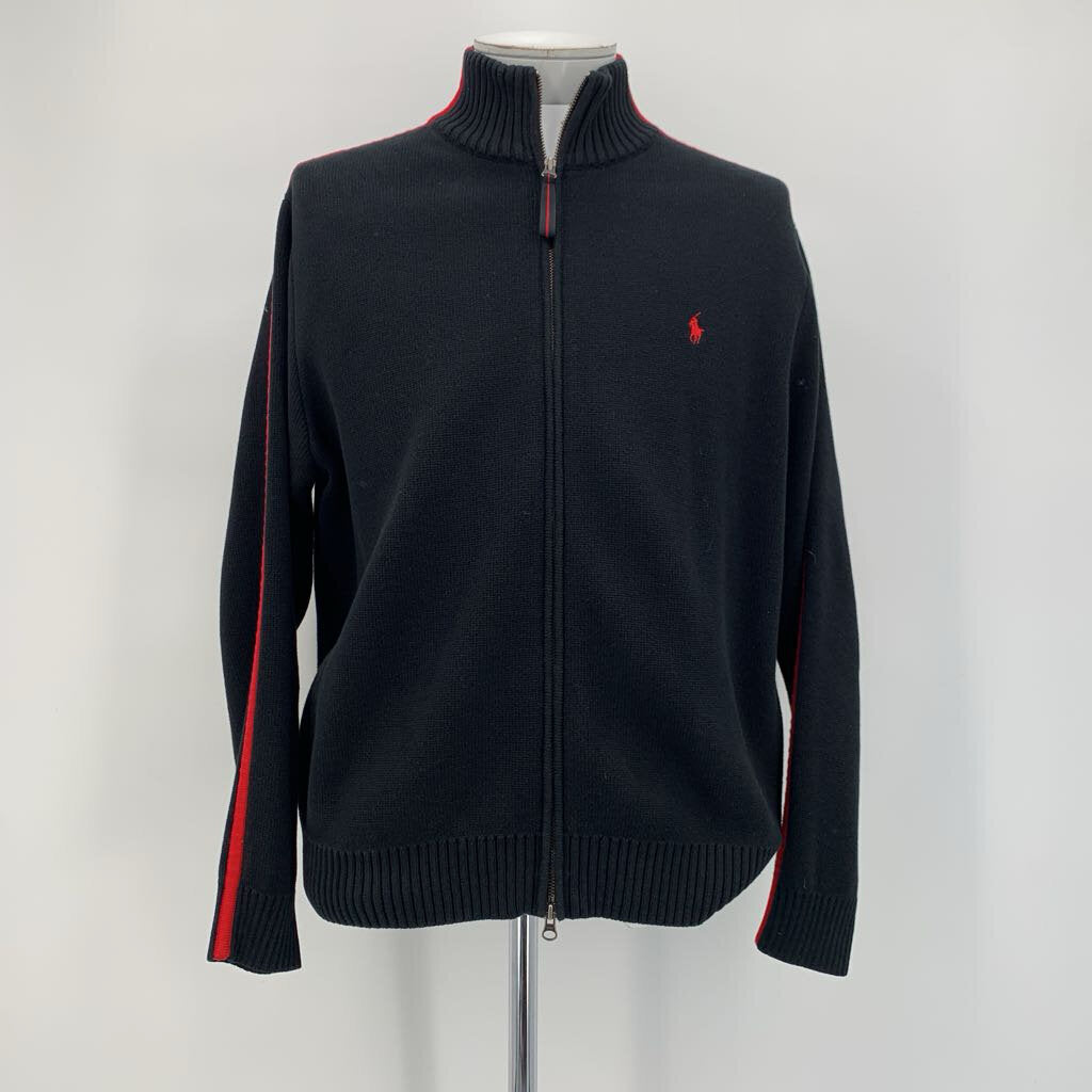 Polo Zip Cardigan