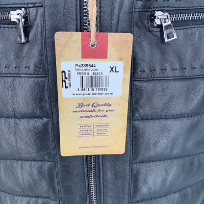 Paul Parker Leather Jacket NWT