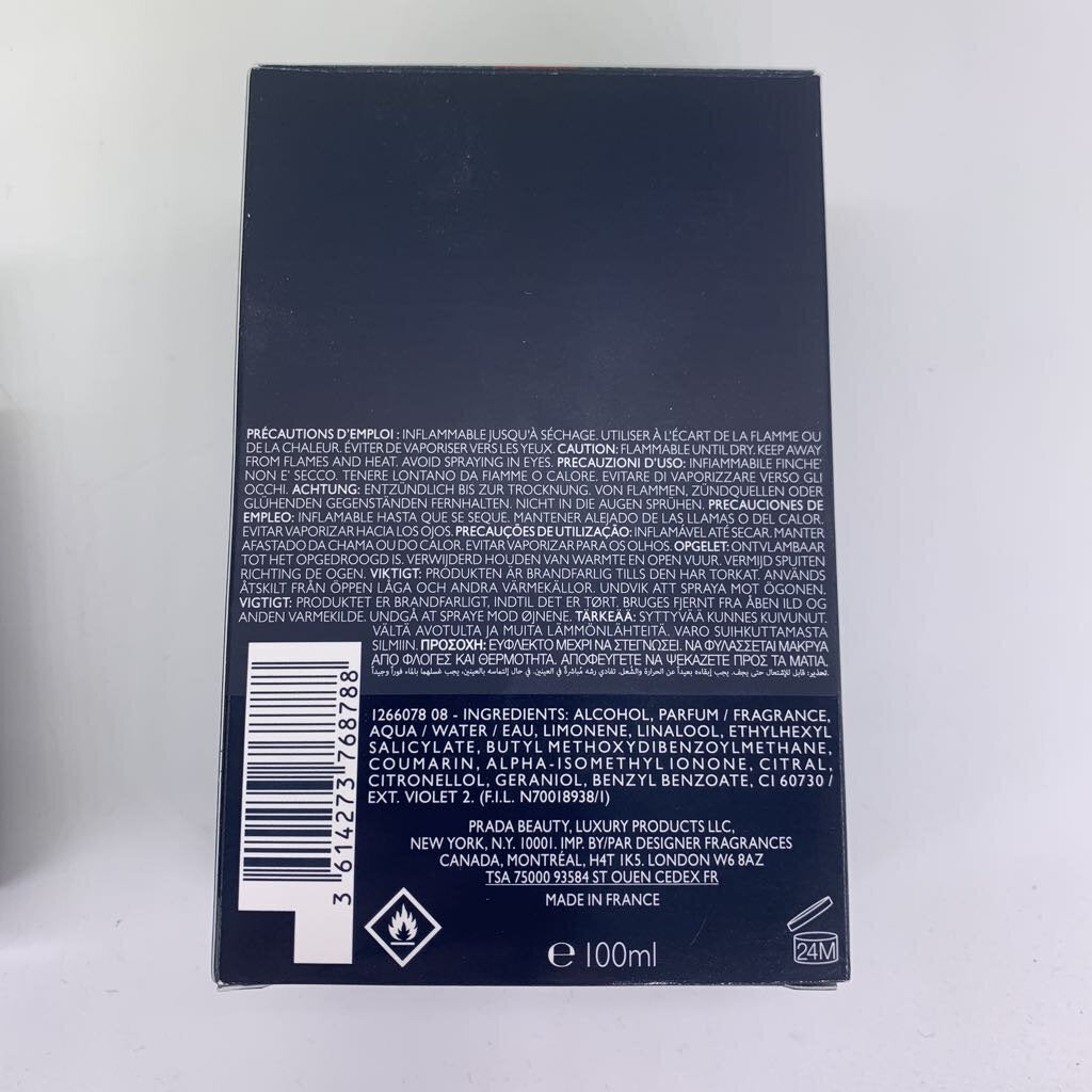 Prada Luna Rossa Ocean Cologne NIB